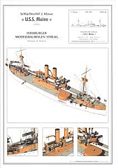 7B Plan Armored cruiser USS Maine (1895) - HMV.jpg